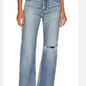 Moussy Vintage Esplen Wideleg Straight Jeans 28